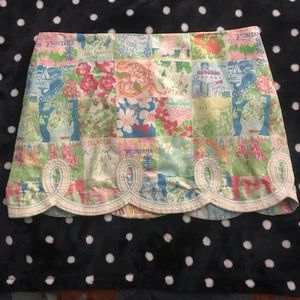 Lilly Pulitzer Mini Skirt size 10